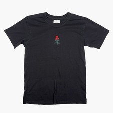 COTTON ON Rose Embroidered Short-Sleeve Oversized T-Shirt (Black | Med)