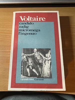 Voltaire - Candido Zadig Micromega Der Naive - 1Aufl. Garzanti 1973