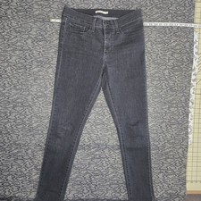 Levi's 311 Shaping Skinny Womens Sz 29 Gray Stretch Denim Jeans Slim Fit 31x29 