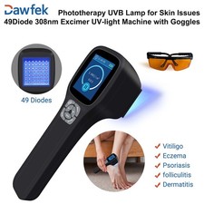 308nm UVB Light Therapy System Narrowband Device 49 Diodes for Adults Women Men