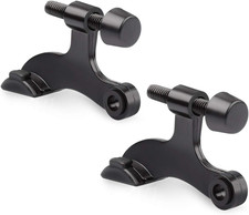 2 Pack Hinge Pin Door Stopper Black - Adjustable Heavy Duty Hinge Pin Door Stop