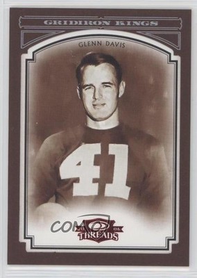 2006 Donruss Threads College Gridiron Kings Red Framed /100 Glenn Davis 7v7