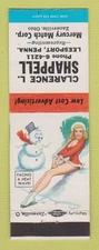 Matchbook Cover - Clarence Shappell Mercury Match Leesport PA pinup