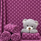 Loungewear Polar Fleece Light-Weight Stretch Fabric- Bouquets SQ1044 PLM, Tia K.