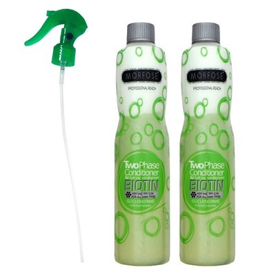 Morfose Reach Two Phase Biotin 2 x 400 ml Conditioner für alle Haartypen Set