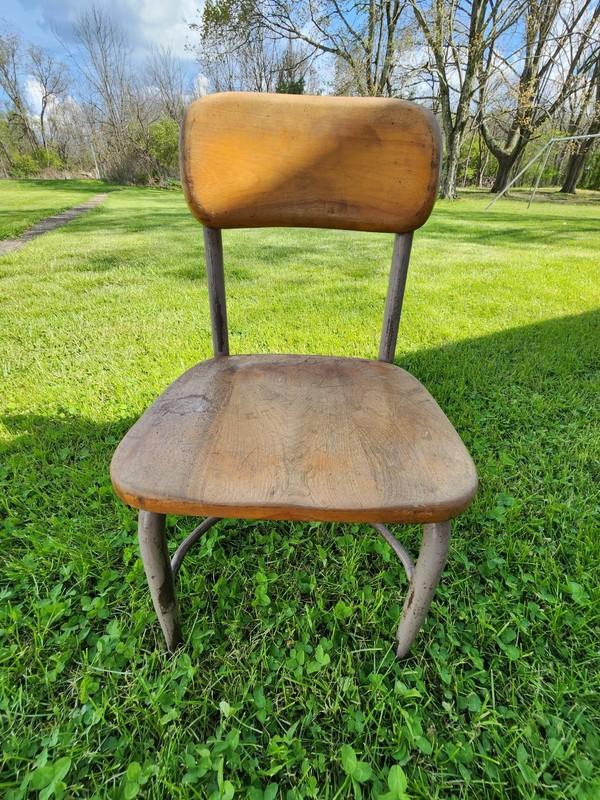 Single Heywood Wakefield School Chair