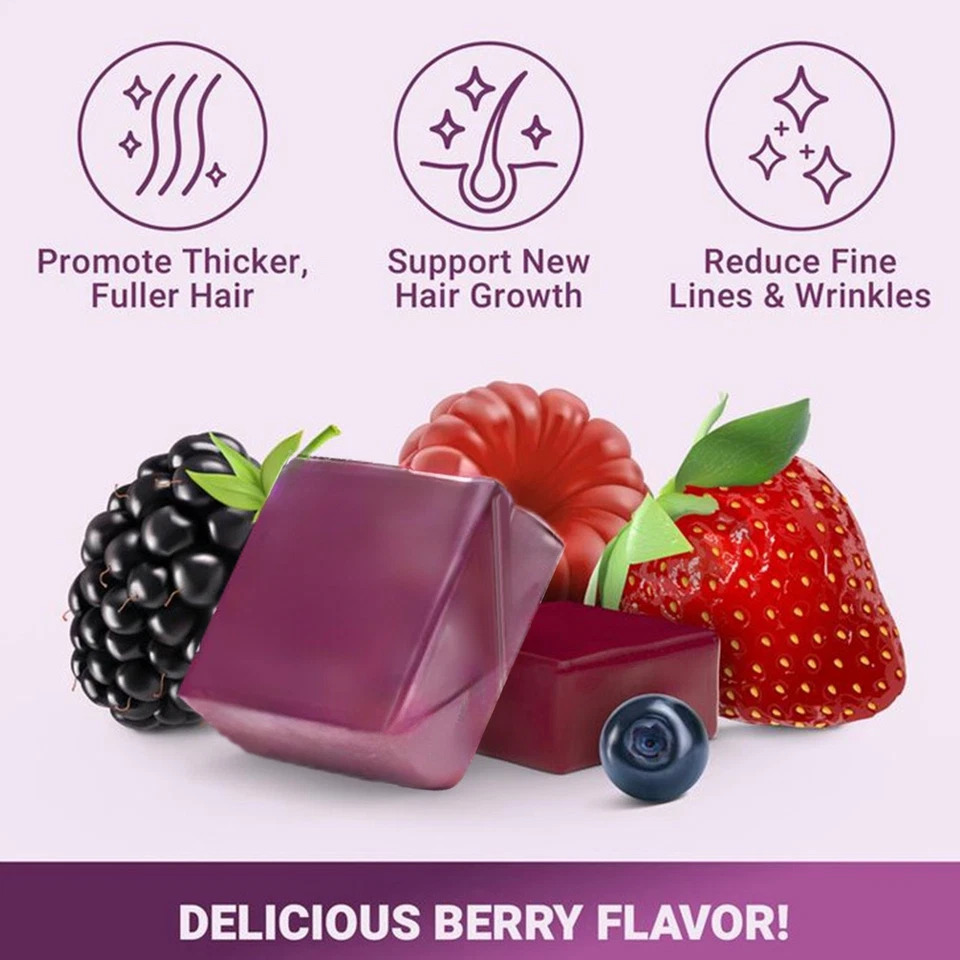 Force Factor Hair Growth Gummies - Supports hair growth and nourishes hair - image 2 of 4