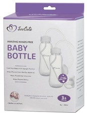 Hands-Free Baby Bottle - Traveling Baby Bottle 9 oz  2 Pack - Soo Cute  