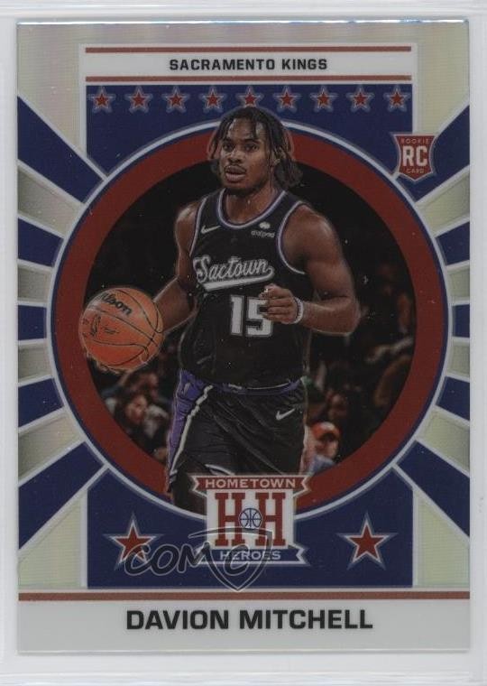 2021 Chronicles Hometown Heroes Optic Silver Davion Mitchell #654 Rookie RC 0b3