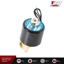12v 1/4'' DC DN8 Solenoid Valve Air Water N/C Gas Oil Normally Closed New