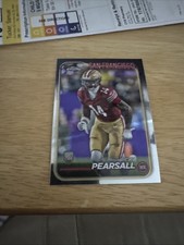 2024 Topps Chrome - Rookies Ricky Pearsall #243 (RC) - San Francisco 49ers