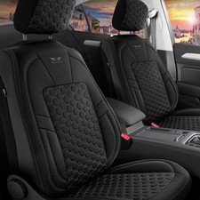 Autositzbezüge Schonbezüge passend für für Renault Clio (Schwarz) D11