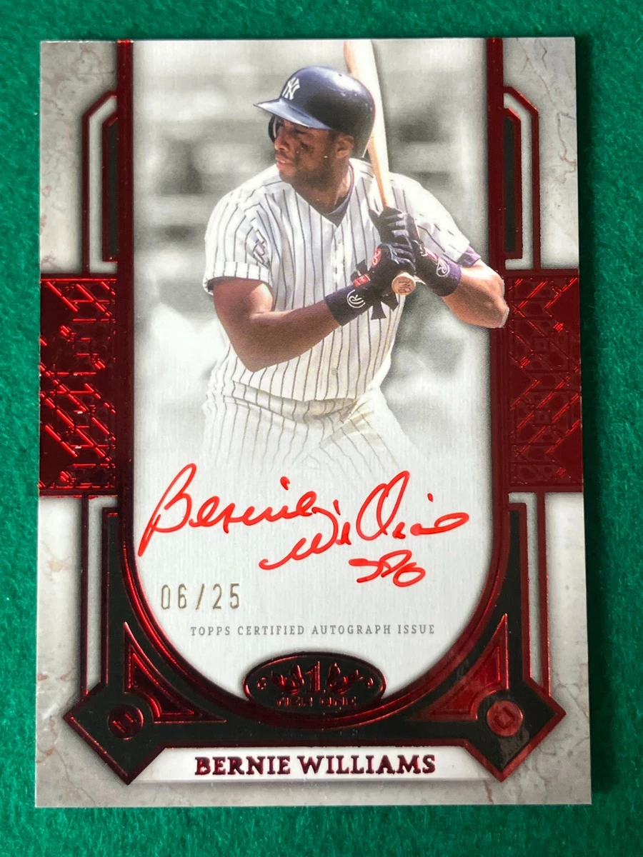 Autograph Bernie Williams Baseball Cards for sale | eBay