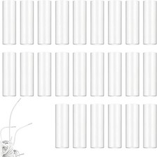 Shoe Lace Ends Tips 100 Pcs Clear Aglets for Shoelaces Sneaker Heat Shrink Tubin