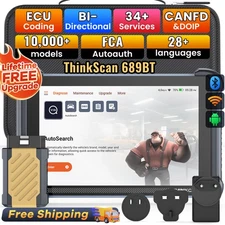 2025 Thinkcar 689BT Professional vehicle OBD2 diagnostic tool Bidirectional USA