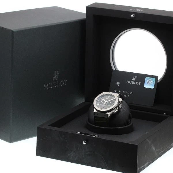 Hublot — Hublot Classic Fusion 521.NX.8970.LR 45mm Ti Green Dial Automatic Watch #C2069