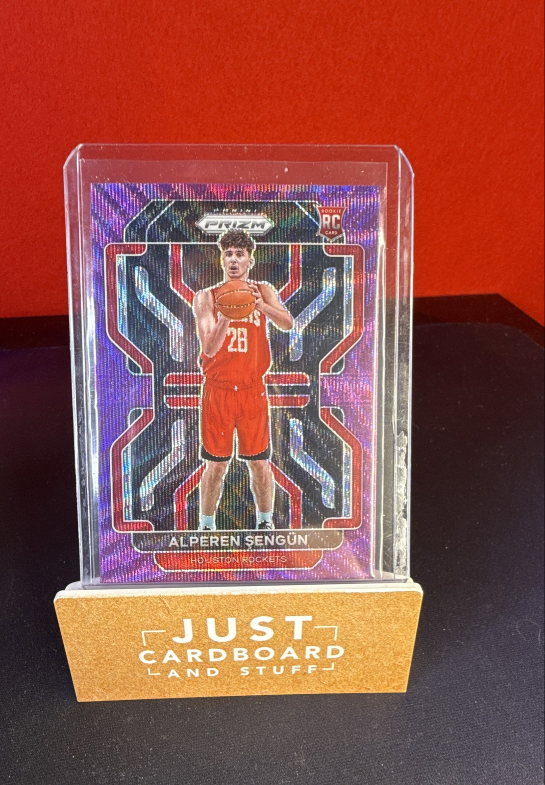 2021-22 Panini Prizm - Alperen Sengun #318 Purple Wave Prizm (RC)