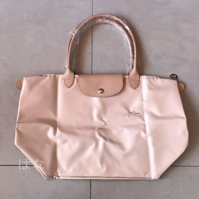 LONGCHAMP Le Pliage Handbag, Size L, Color Pink New From Japan