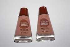 COVERGIRL Clean Normal Skin Liquid Foundation 150 Creamy Beige Lot Of 2 Sealed