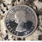 New ListingCanada 1964 Charlottetown Quebec Commemorative Silver Dollar Coin
