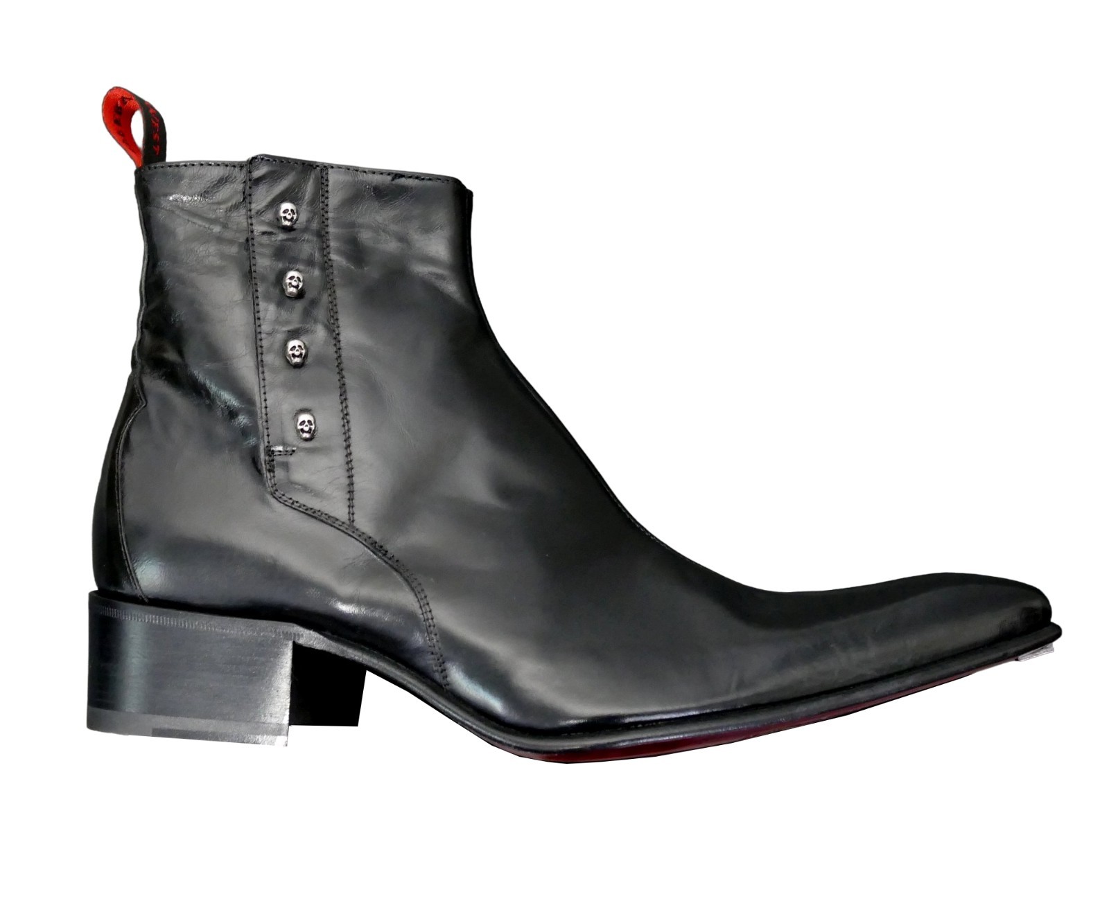 Jeffery-West MAINLINE Rochester 'TERENCE' Black Botticelli Stud Boot RRP £425 image 2