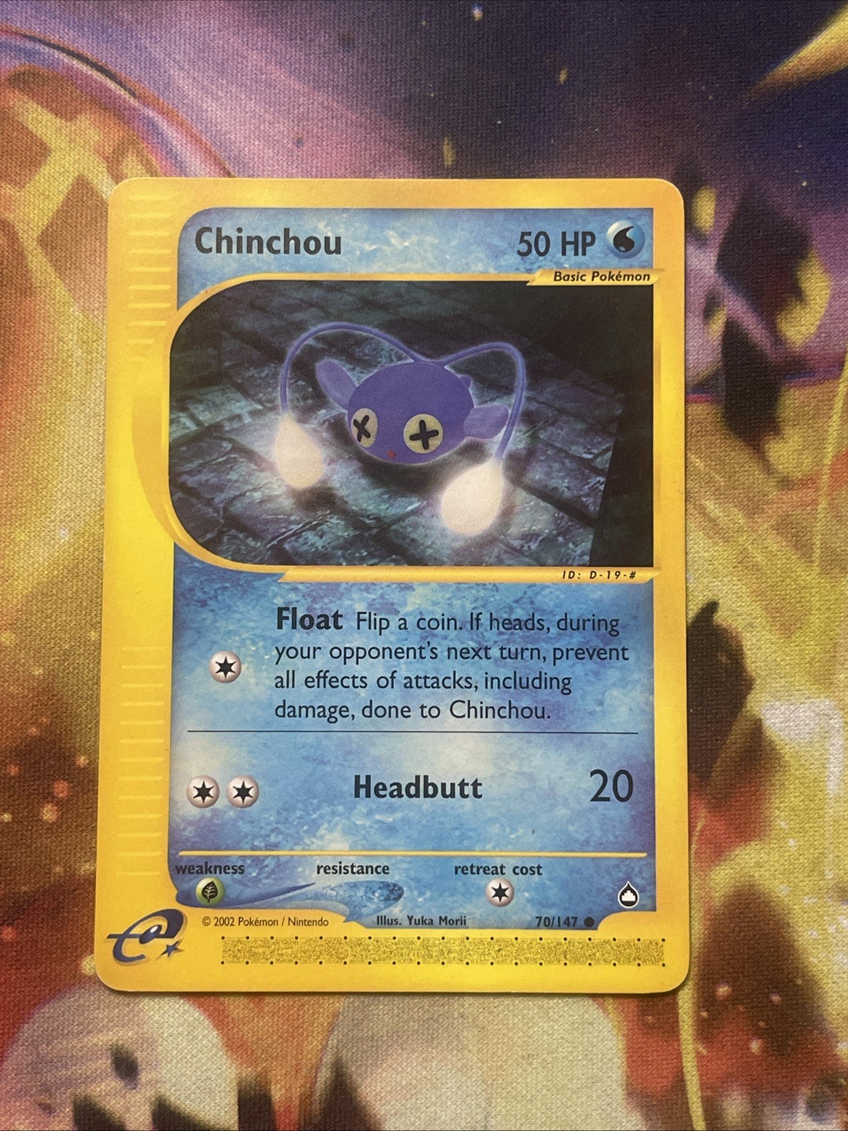 Pokemon Card - Chinchou Aquapolis 70/147 Common