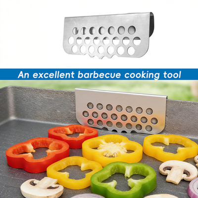 Grillplatte Fett Tor verstellbare Schnalle Design glatt Fett Drainage BBQ