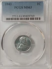 Rare 1943 WW2 Steel Penny MS63