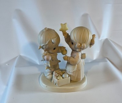 1992 Precious Moments 527378 You Are My Favorite Star Porcelain Figurine