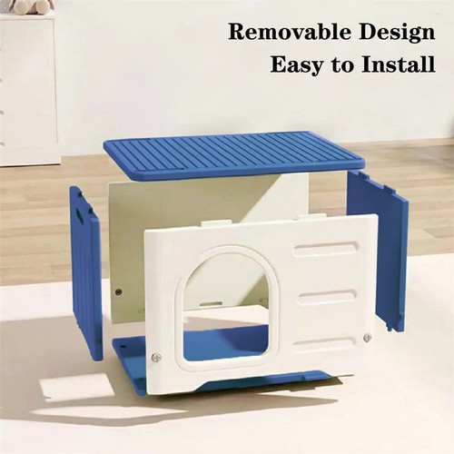 Plastic Outdoor Cat House Waterproof Insulated Cat House Feral Shelter - Picture 30 of 30