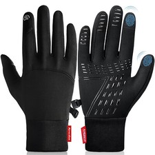 Winter Gloves Windproof Warm Touchscreen Gloves for Men Women Outdoor Activities