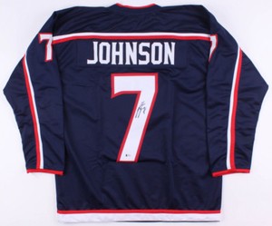 jack johnson blue jackets jersey