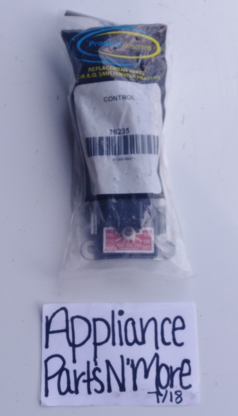 A.O. SMITH WATER HEATER THERMOSTAT PART: 76235 FREE SHIPPING NEW PART | eBay