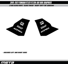 2015-2021 YAMAHA YZ125 YZ250 AIR BOX GRAPHICS STICKERS MX DECALS 21MIL THICK
