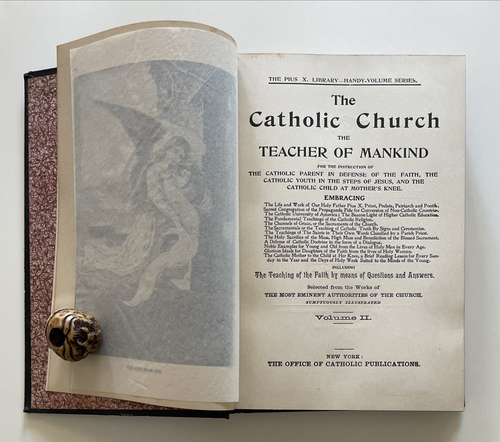 1913 The Catholic Church Teacher of Mankind Volume 1 ,2 & 3 Hardback 3 Book Set - 第 19/22 張圖片