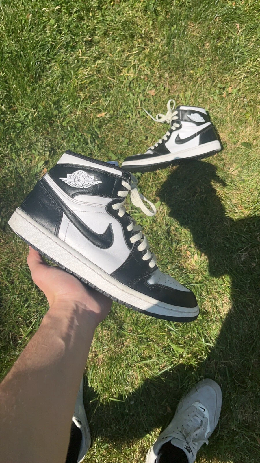 Taglia 9 Jordan 1 Retro High OG Nero Bianco 2014