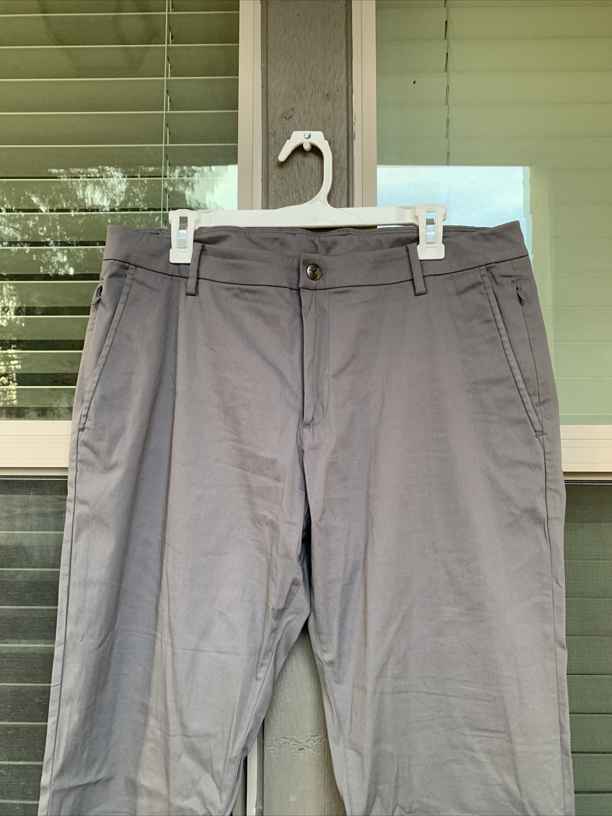 Birddogs Men's Dress Pants 36 x 34 Grey Slim Fit Khakis Unlined eBay