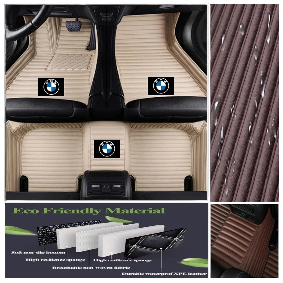 Alfombrillas de coche aptas para BMW todos los modelos revestimiento de carga automática alfombras impermeables personalizadas Foto 2 de 4