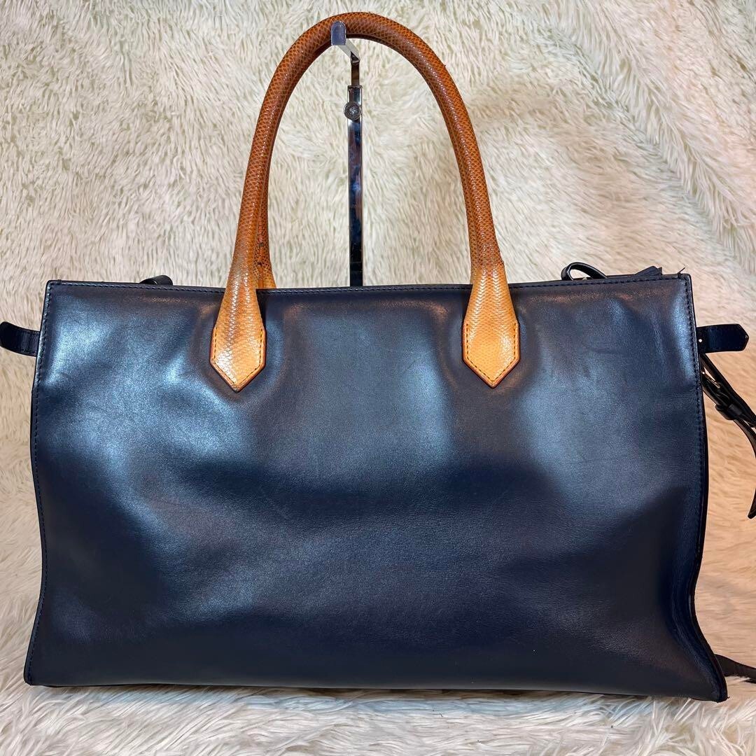 Balenciaga nude work 2way handbag shoulder bag Very Rare image 2