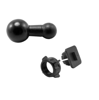 Single T Swivel Adapter with 1'' Ball