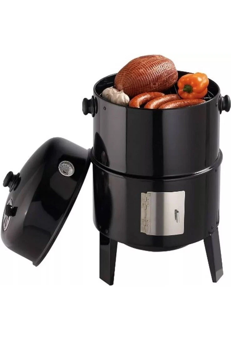 GrillPro Deluxe Charcoal Smoker & Grill 31816 16" Smoker New NIB Unused Sealed
