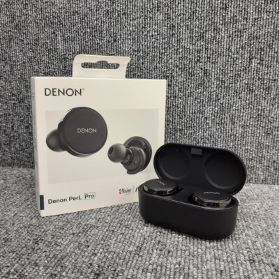 Denon AH-C15PL PerL Pro Premium True Wireless Earbuds Black Used