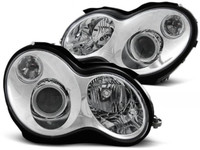 Scheinwerfer Paar Mercedes C-Klasse W203 00-04 Design Chrom