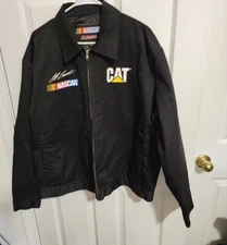 NASCAR JH DESIGN JEFF BURTON CAT MECHANIC AUTOMOTIVE JACKET 2XL