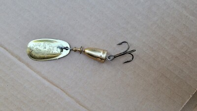 Blue Fox Super Vibrax Fishing Lure Size 4, (1/4 oz)  Gold