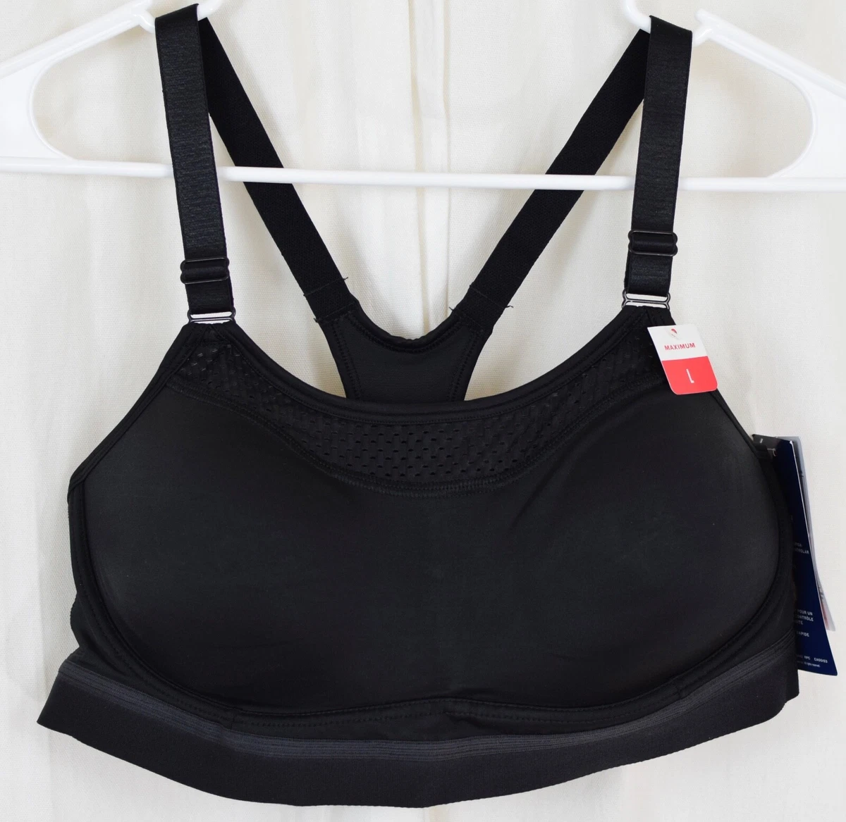 Champion Women's Show Off Sport Bra Black Size Large