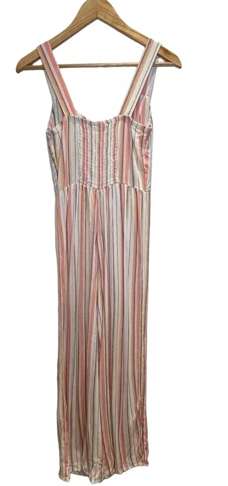 Mono SO para mujer junior sin mangas multicolor a rayas talla S botón delantero Foto 2 de 4