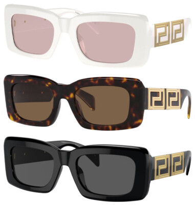 Versace Endless Greca Women\'s Rectangle Sunglasses - VE4444U - Made in Italy Versace Endless Greca Women main image 4