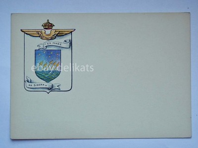 AIRCRAFT DIRECTOR AVIATION ex sea ad sidera old postcard 