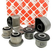 6x FEBI BILSTEIN QUERLENKER LAGER LÄNGSLENKERLAGER CITROEN PEUGEOT VORNE L/R